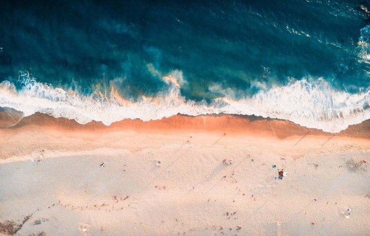 Море пляж сверху