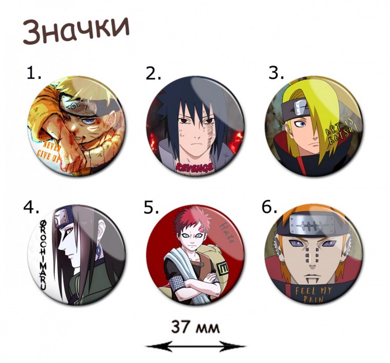 Значок Наруто