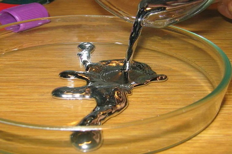 Ртуть в пробирке