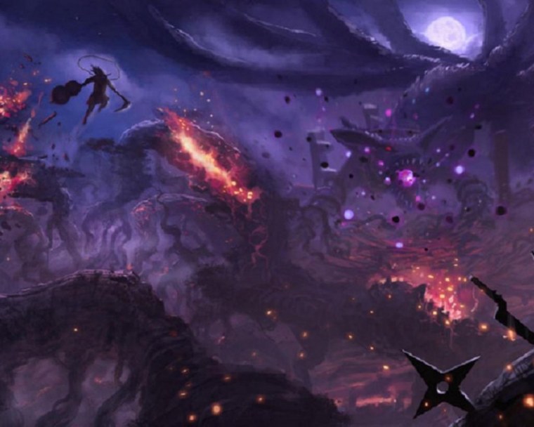 Мадара и Хаширама статуи