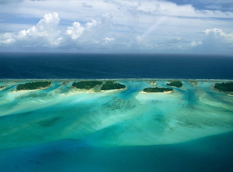 Тихий океан с высоты птичьего полёта