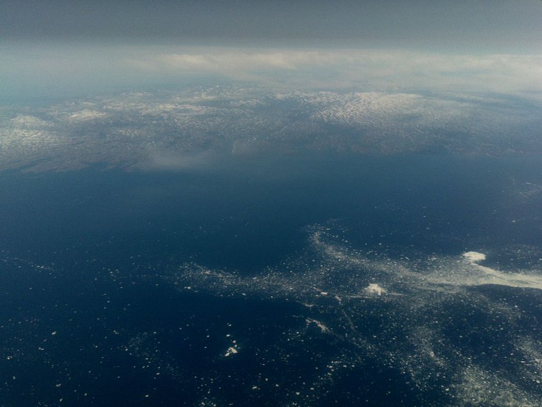 Вода сверху