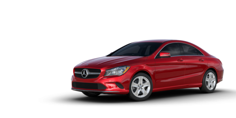 Мерседес CLA 200 С боку