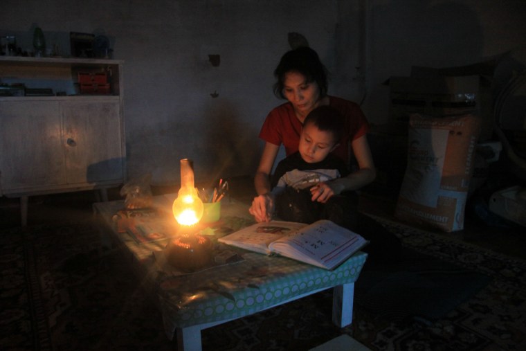 Отключили свет и воду