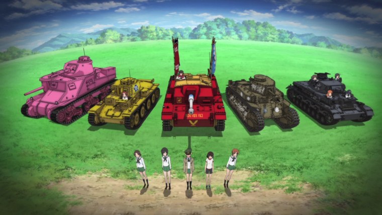 Танк STUG-3 girls und Panzer