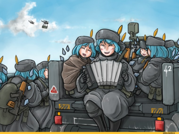 ВДВ аниме арт