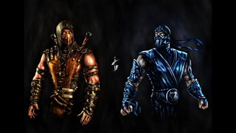 Scorpion vs sub Zero MK 11