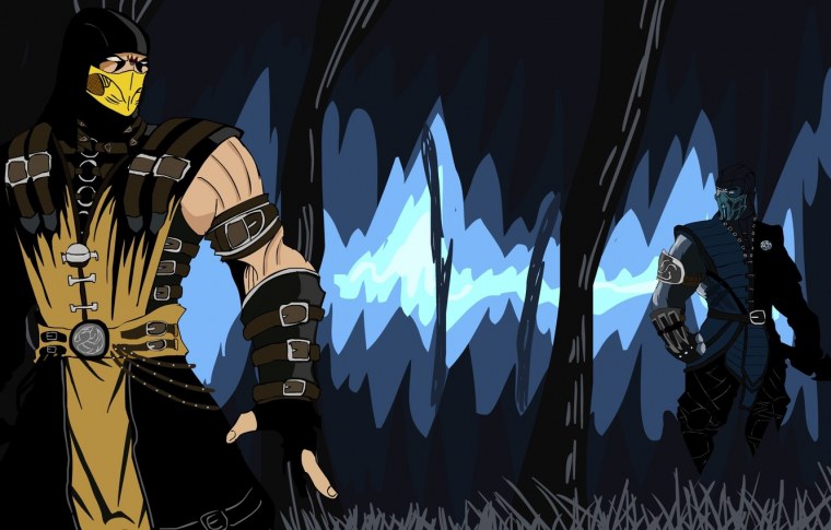 Subzero vs Scorpion Mortal Kombat