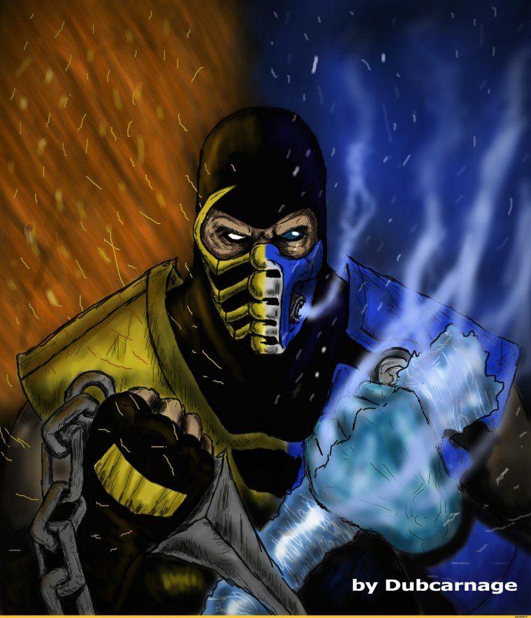 Скорпион и Сабзиро мортал комбат