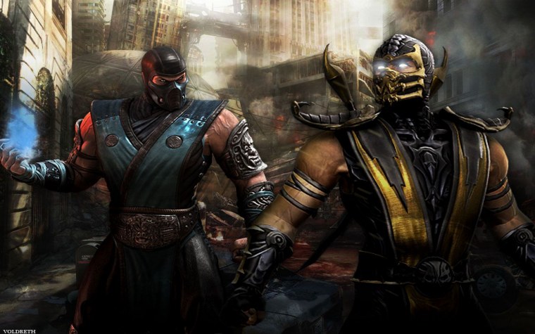 Скорпион и Сабзиро мортал комбат 10