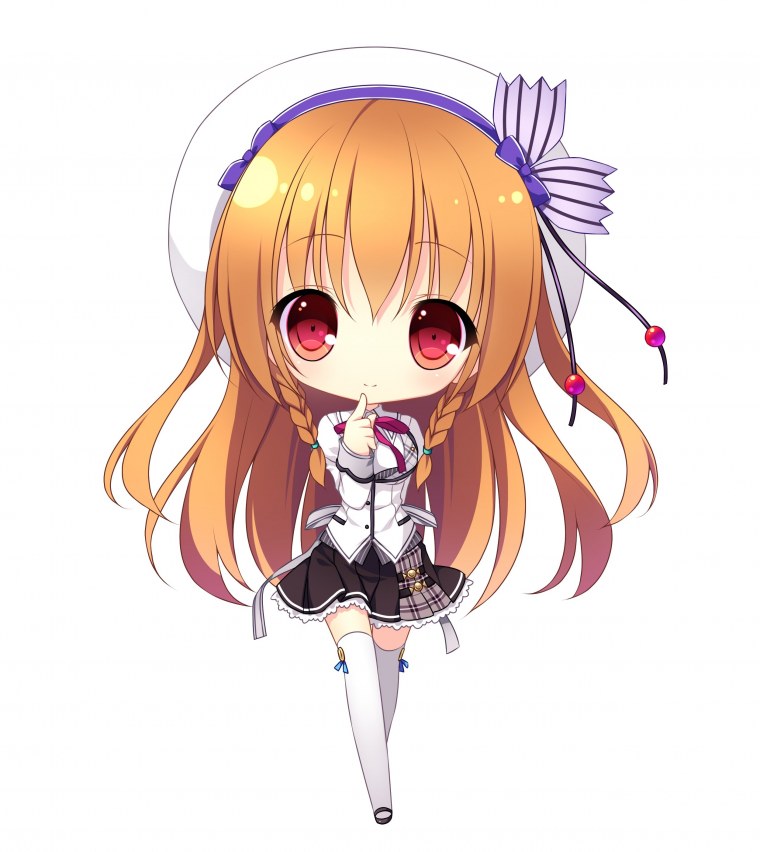 Чиби аниме персонажи девочки