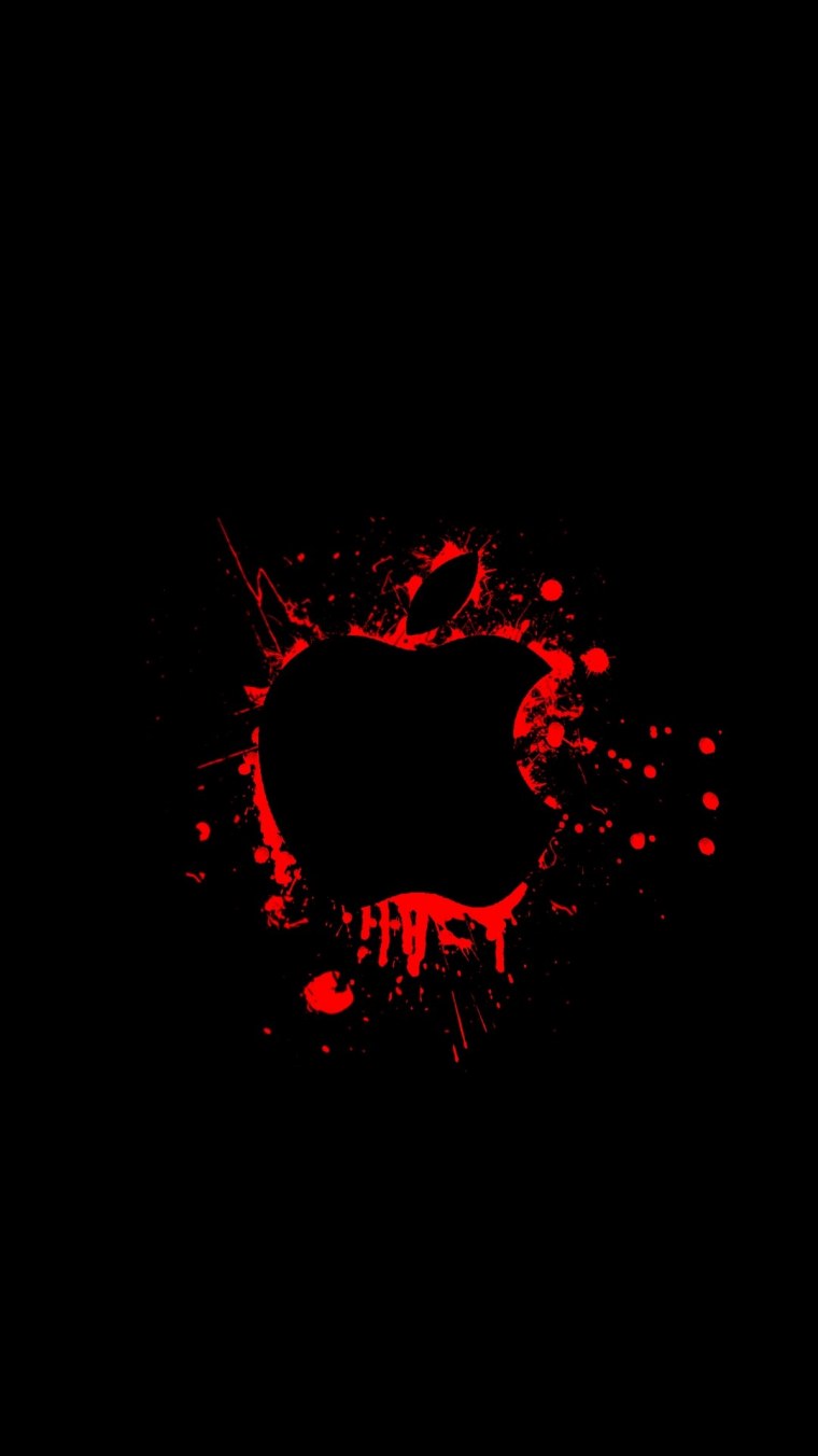 Черно красные обои на телефон