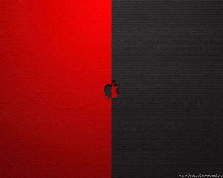 Apple черный с красным