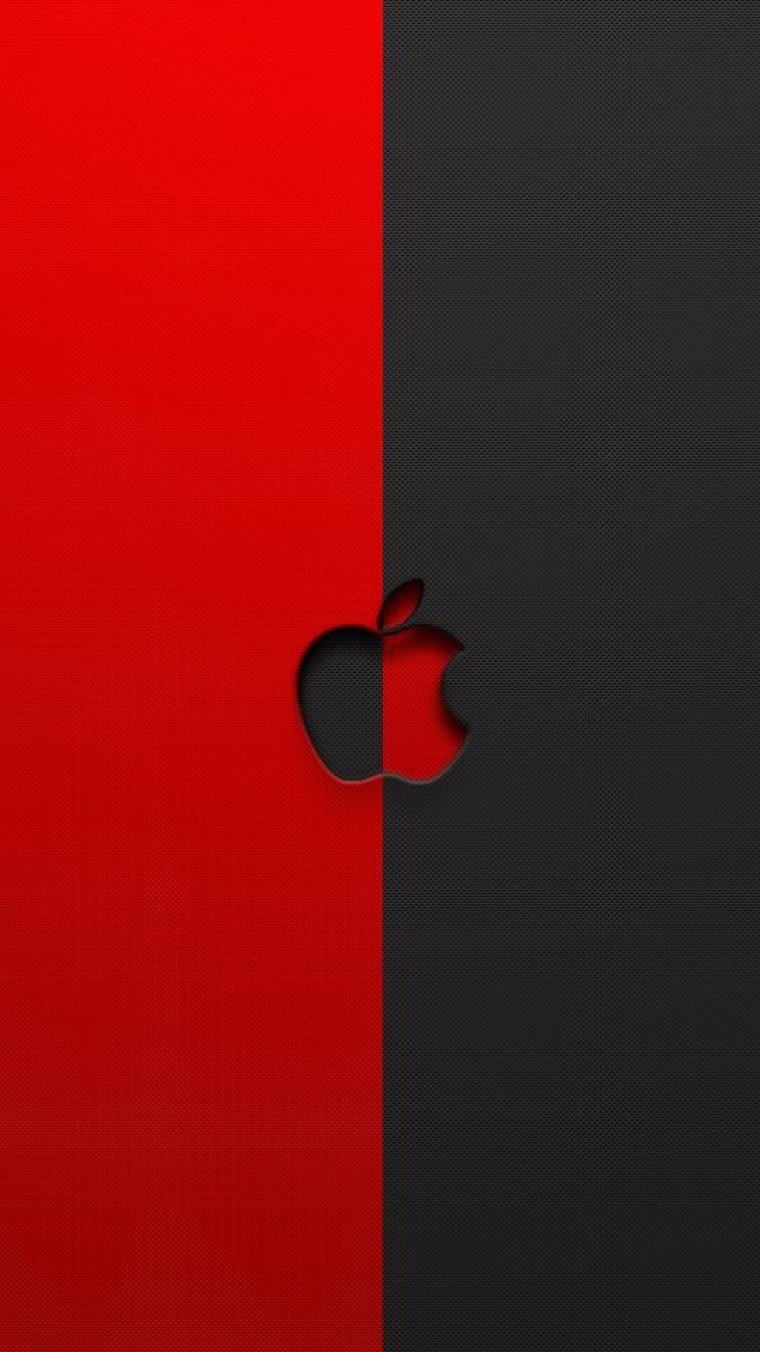 Красные обои на айфон