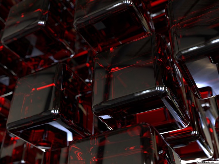 Красный кубик