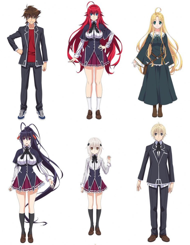 Аниме демоны старшей школы персонажи