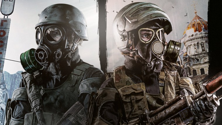 Метро 2033 Артем в противогазе