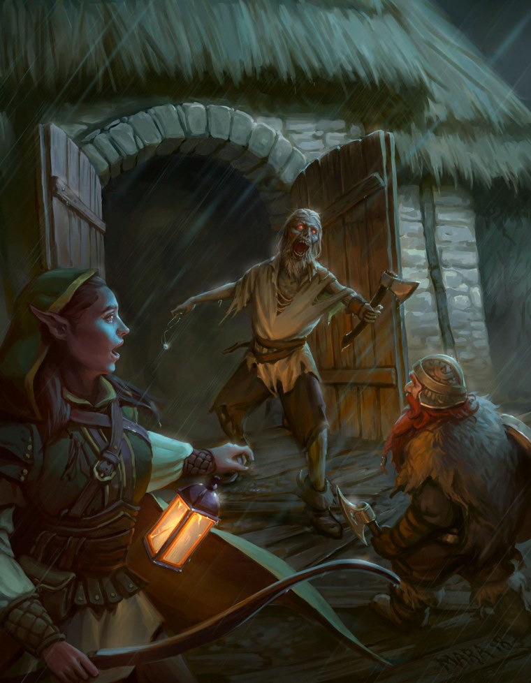 Крестьянин мужчина фэнтези арт