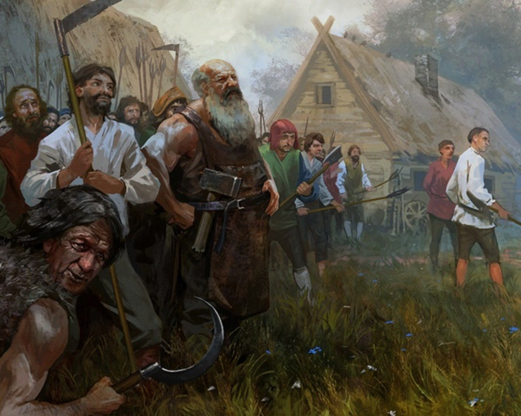 Крестьянин ДНД арт