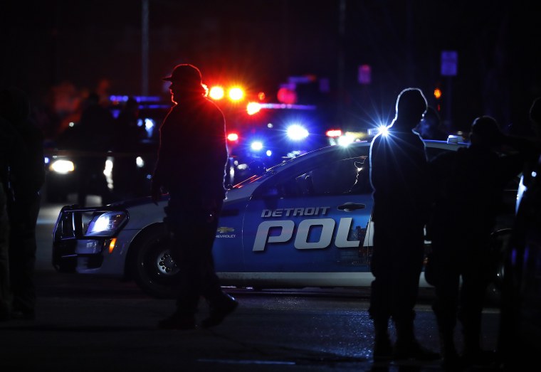 Полиция США ночью