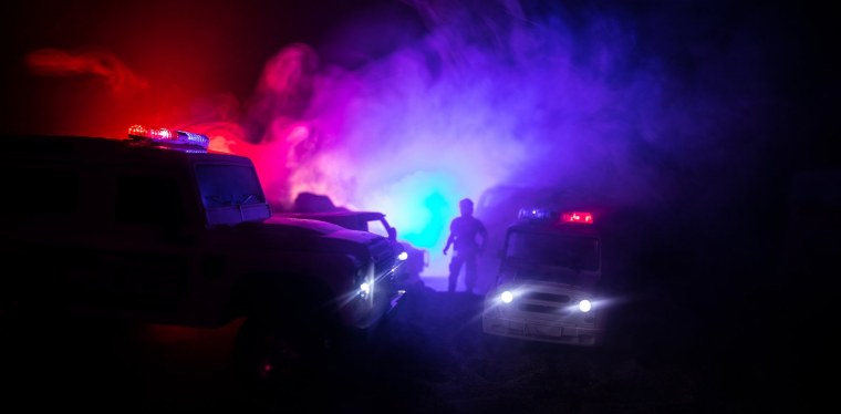 Полицейская машина с ЫМО