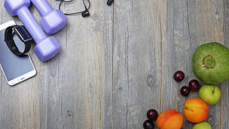 Гантели фрукты