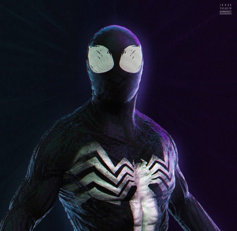 Чёрный человек паук симбиот