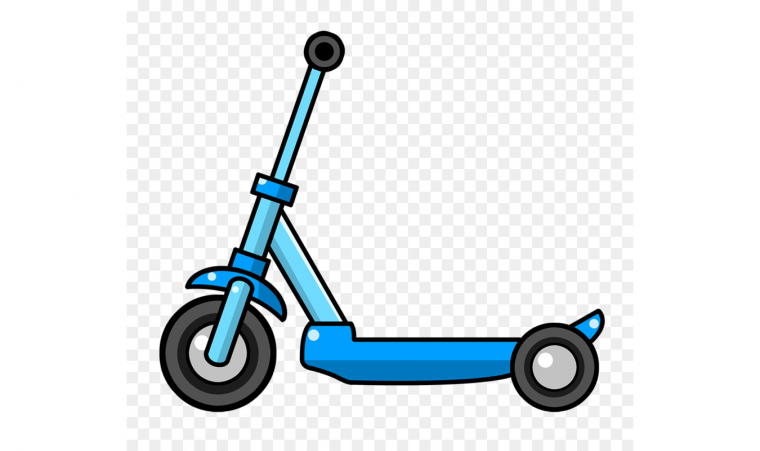 Самокат мультяшный