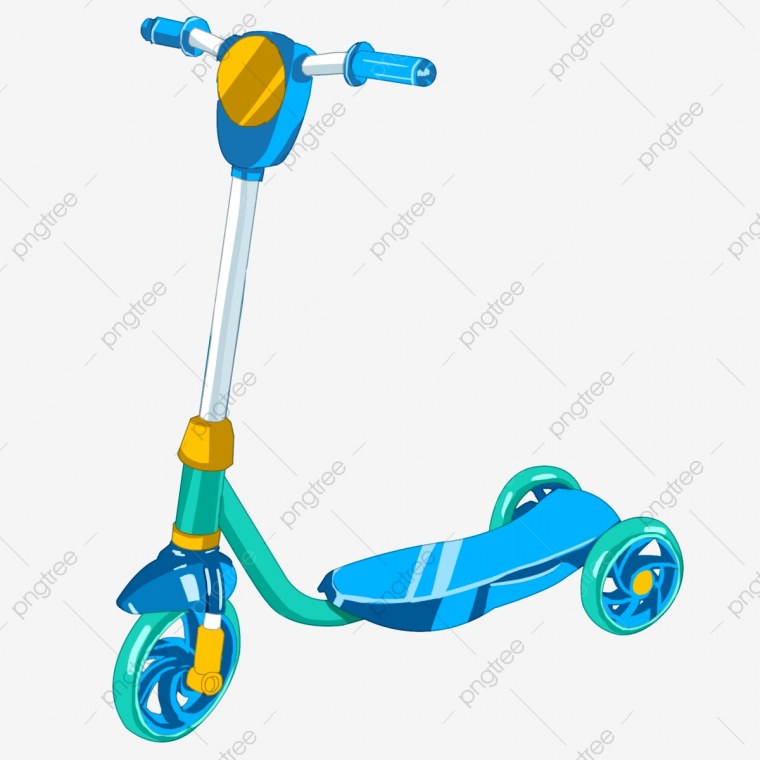 Самокат мультяшный