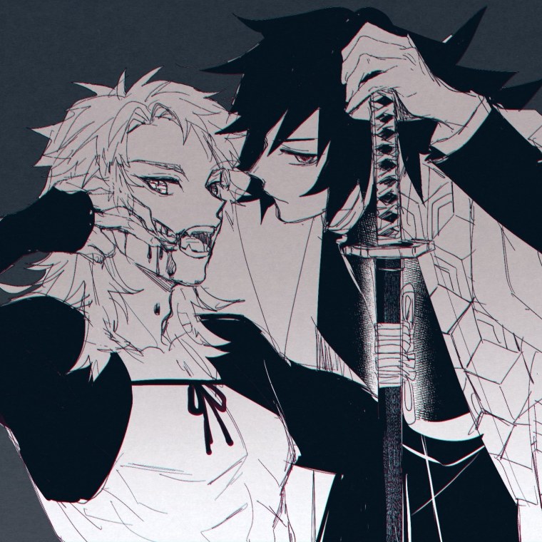 Nezuko Kamado and Tanjirou