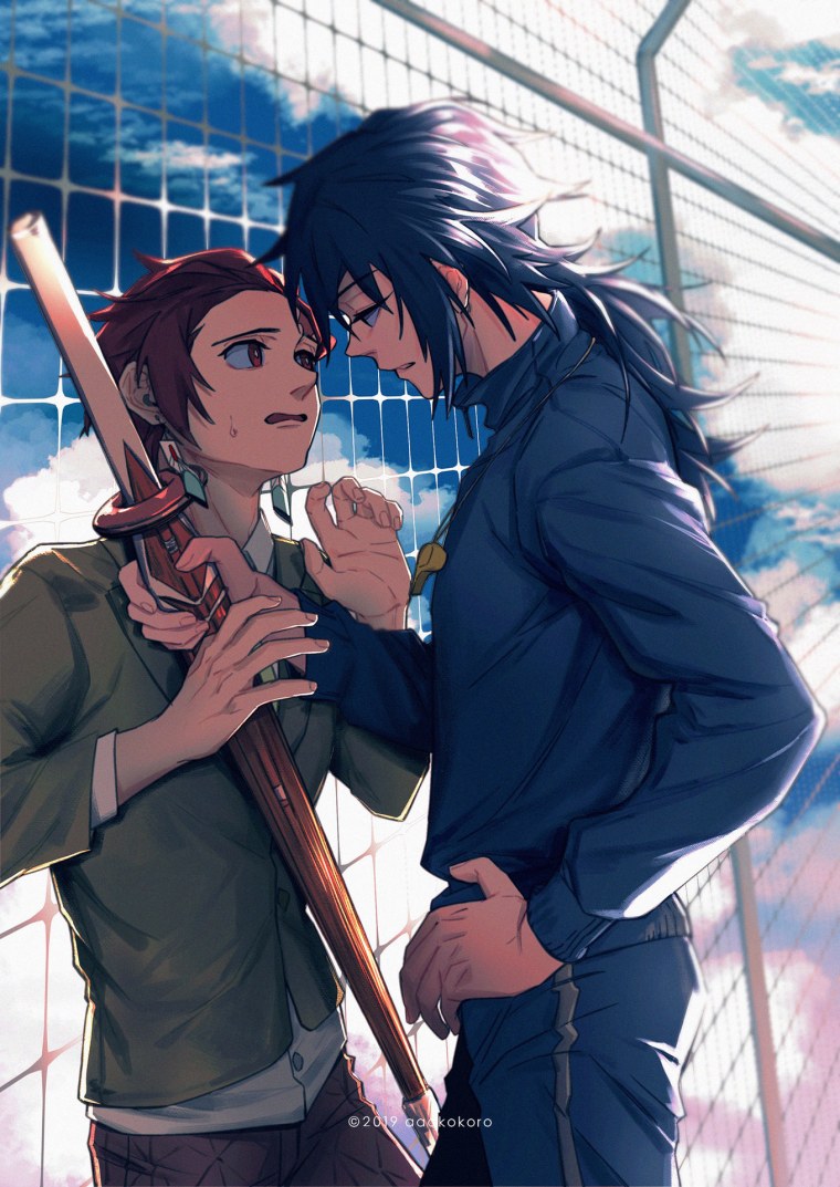 Томиока и Танджиро яой