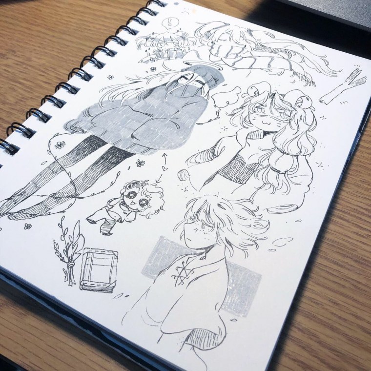 Альбом рисунков аниме Скриншоты