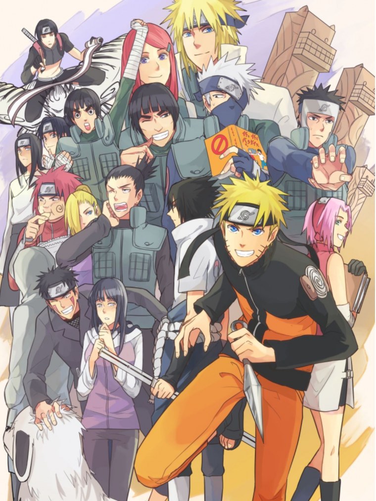 Наруто команда Коноха 11