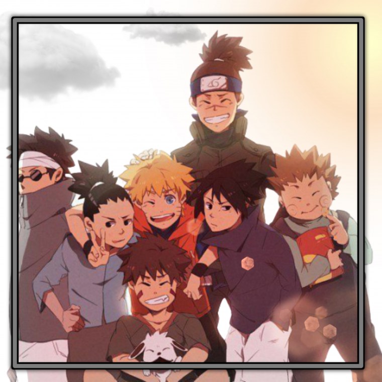 Наруто Шикамару Чоджи Киба