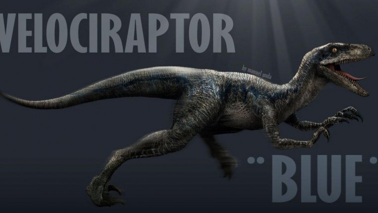 Велоцираптор Блу Jurassic World мир Юрского периода 2