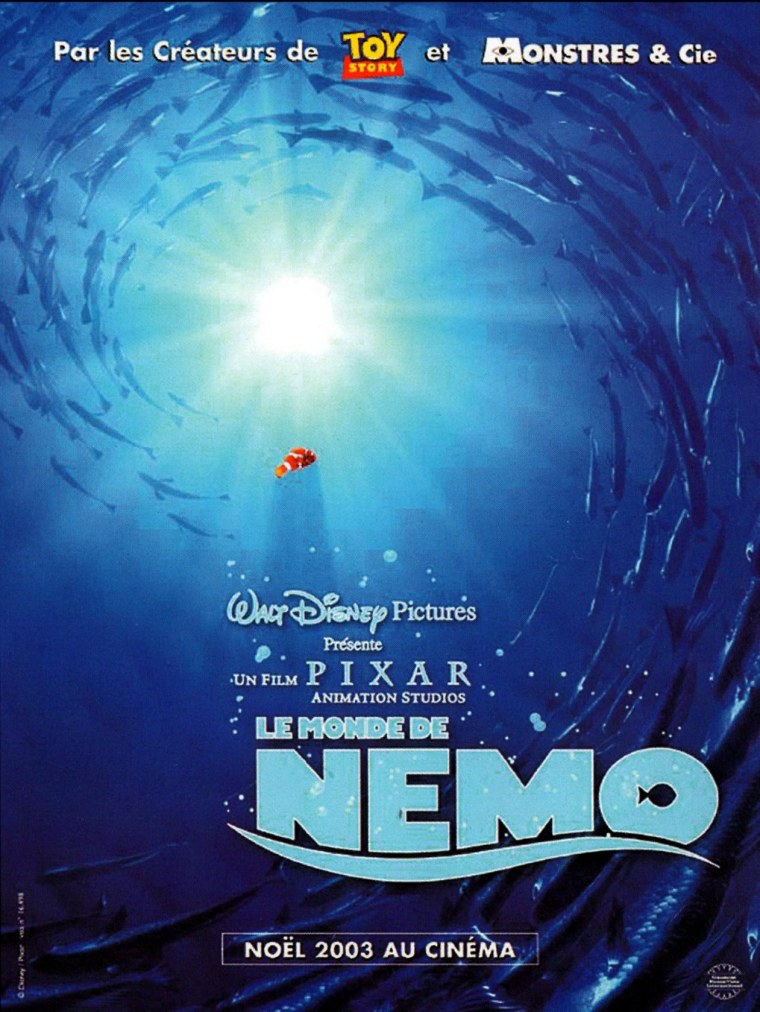 В поисках Немо мультфильм 2003 Постер