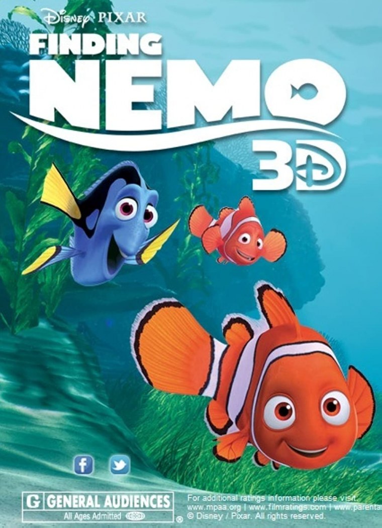 В поисках Немо мультфильм 2003 Постер