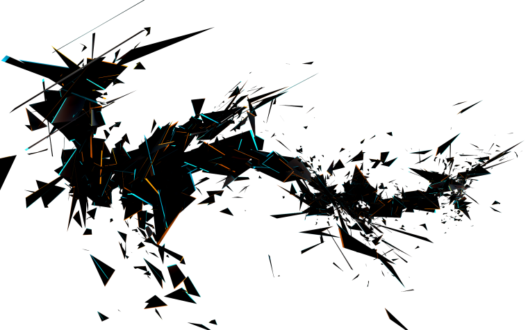 Абстракция на прозрачном фоне