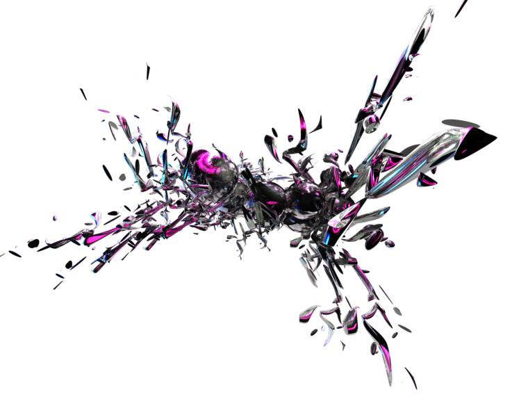 Абстракция на прозрачном фоне