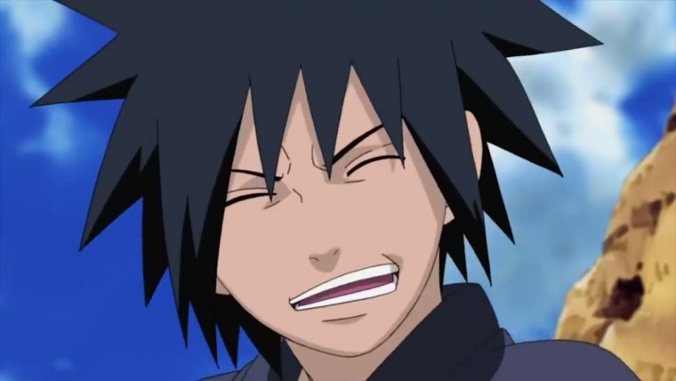 Мадара маленький улыбается