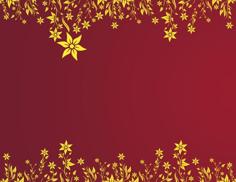 Абстракция красная с золотом