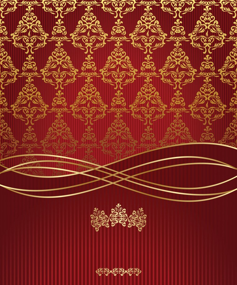 Бордовый фон с узорами