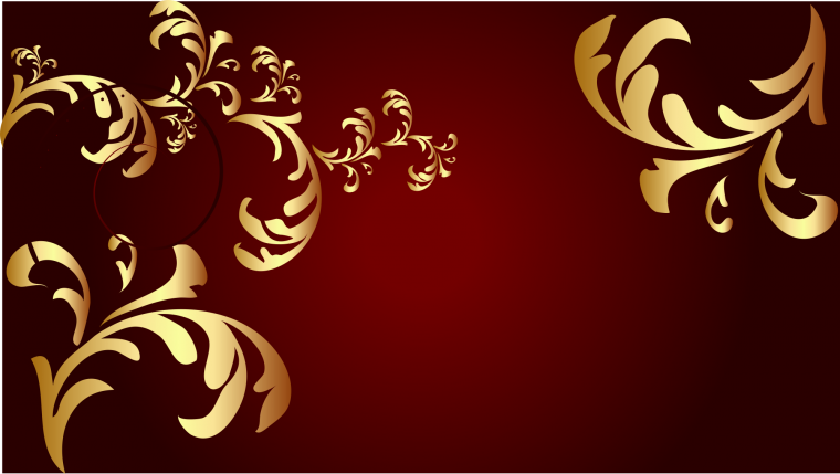 Фон красный с золотом