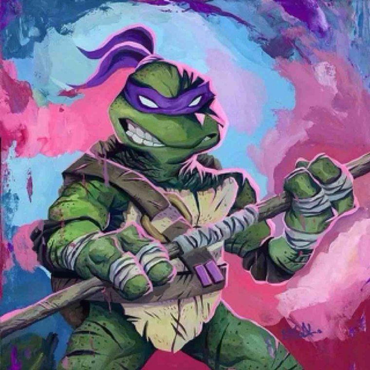 Черепашки ниндзя Донателло и Микеланджело