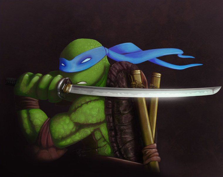 Черепашки ниндзя Леонардо