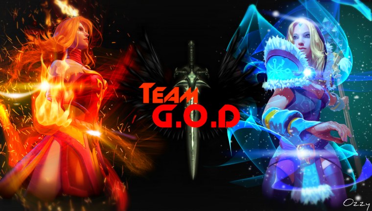 Dota 2 обои Лина Кристал Мэйден