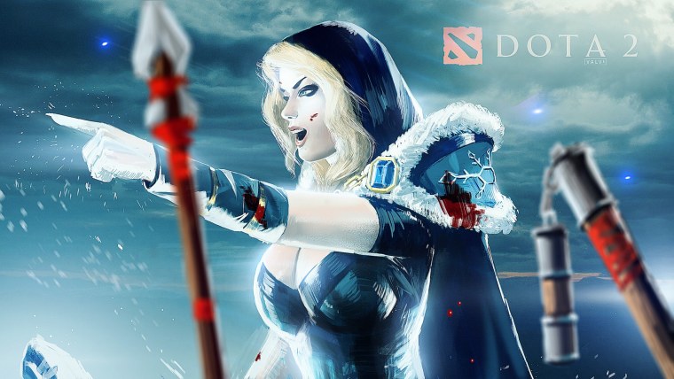 Crystal Maiden Dota 2 в игре