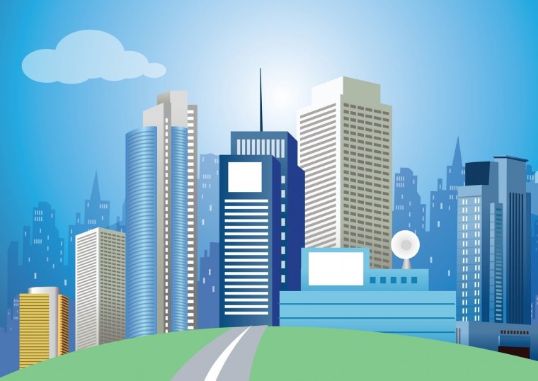 Мультяшный город