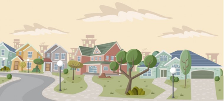 Улица вектор