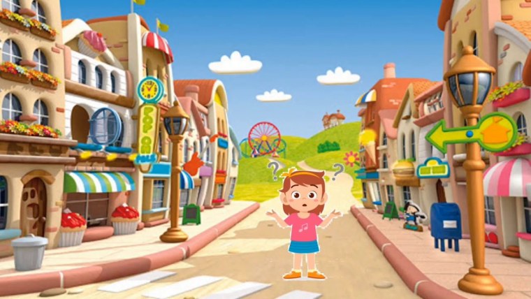 Город из мультика